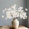 12 PCS Faux Cherry Blossom Branches Decor 18.11 Inch Fake Artificial Cherry Flowers for Home Indoor Decoration Vase Arrangement Table Living Room Bedroom Spring Decor